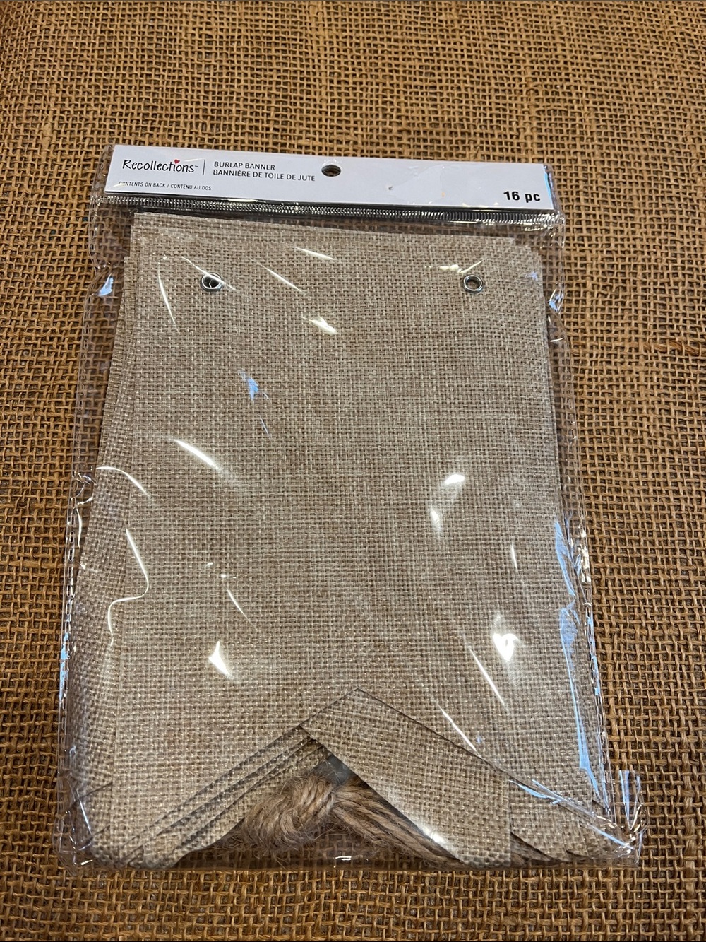 Burlap Banner